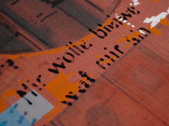 Création et réalisation d'une toile pour Magade - Hôtel Design par l'Agence Cré Home.