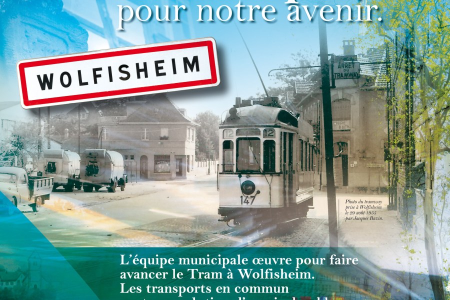 Affiche Mairie de Wolfisheim par l'Agence Cré Home.