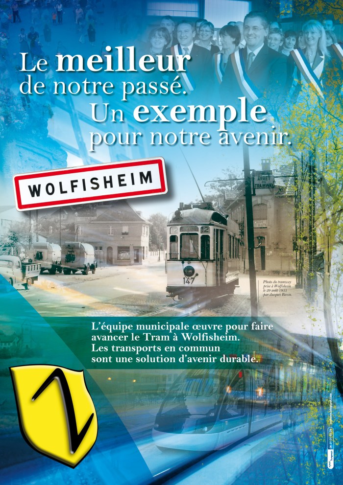 Affiche Mairie de Wolfisheim par l'Agence Cré Home.