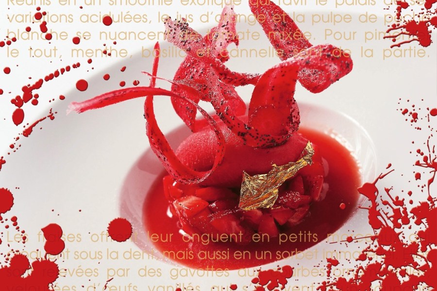 Création de toiles sur le thème de chaque chambre de l'Hôtel Kléber, selon les pâtisseries de Christophe Felder, par l'Agence Cré Home.