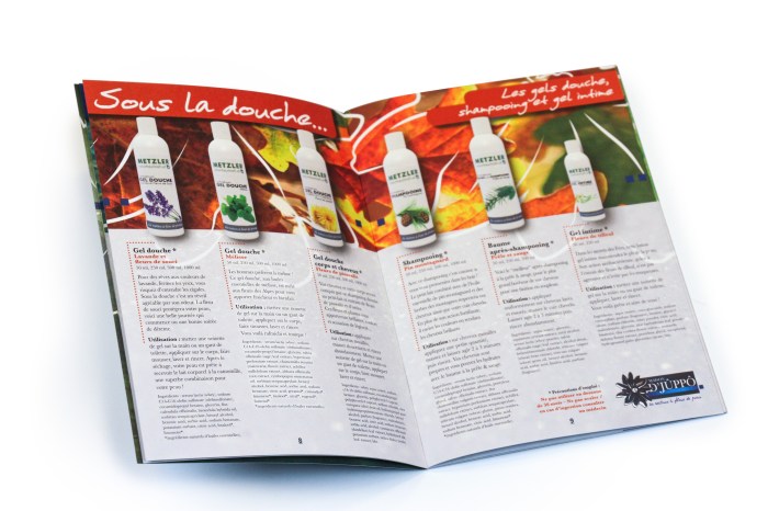 Réalisation et mise en page du catalogue Maison D'Jûppô.