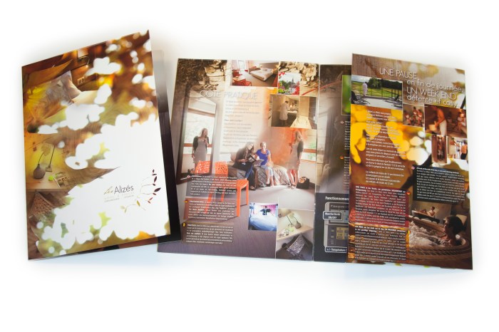 Charte graphique, création et mise en page de documents pour les établissements de la famille Feger à Lipsheim par l'Agence Cré Home.