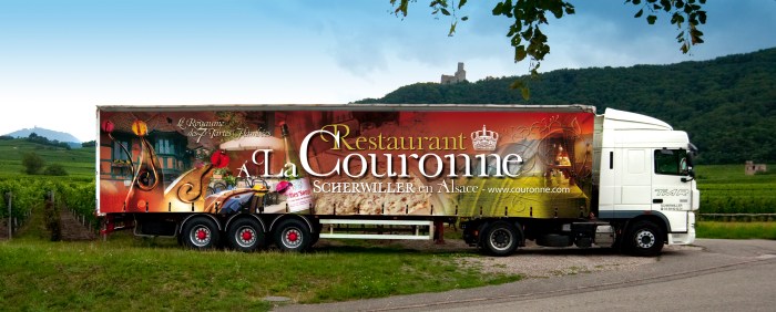 Semi-remorque Restaurant à la Couronne - Scherwiller par l'Agence Cré Home.