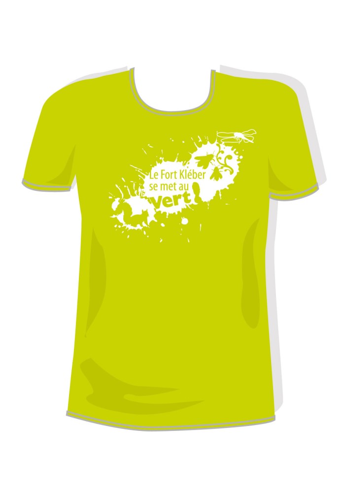 Création et composition de la communication événementiel de l'ouverture du Parc Fort Kléber à Wolfisheim par l'Agence Cré Home.