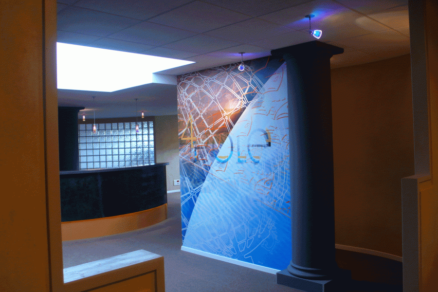 Toile pour l'entreprise 4Pole par l'Agence Cré Home.