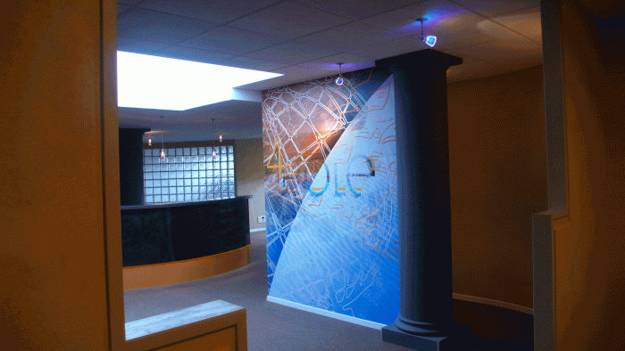 Toile pour l'entreprise 4Pole par l'Agence Cré Home.