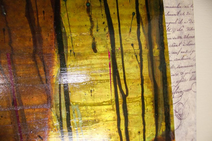 Création et réalisation de tableaux sur fond cuivre oxidé pour la Mairie de Wolfisheim dans le thème du Fort Kléber par l'Agence Cré Home.