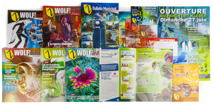 Communication Mairie de Wolfisheim par l'Agence Cré Home.